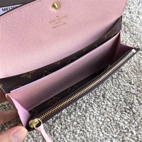 louis vuitton emilie wallet review.